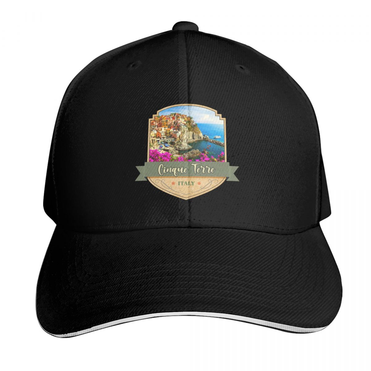 Streetwear Brand Italy - Cinque Terre, İtalya Beyzbol Şapkası Noel