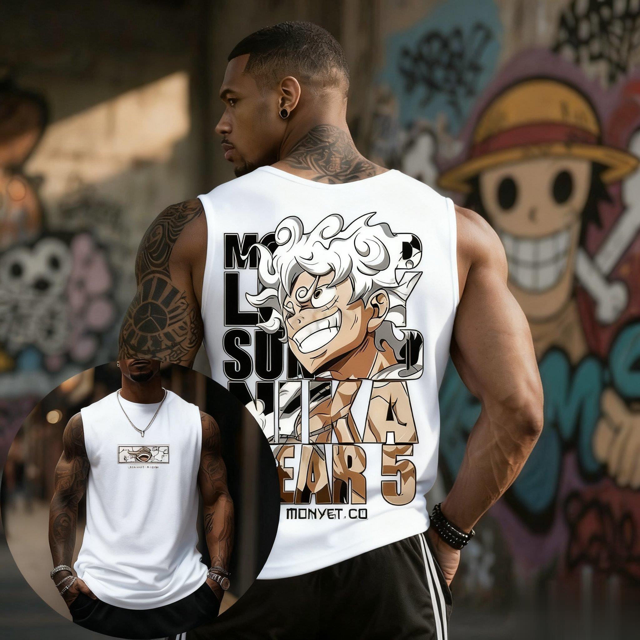 Streetwear Brand In Japan - One Piece Luffy Gear 5 Atlet