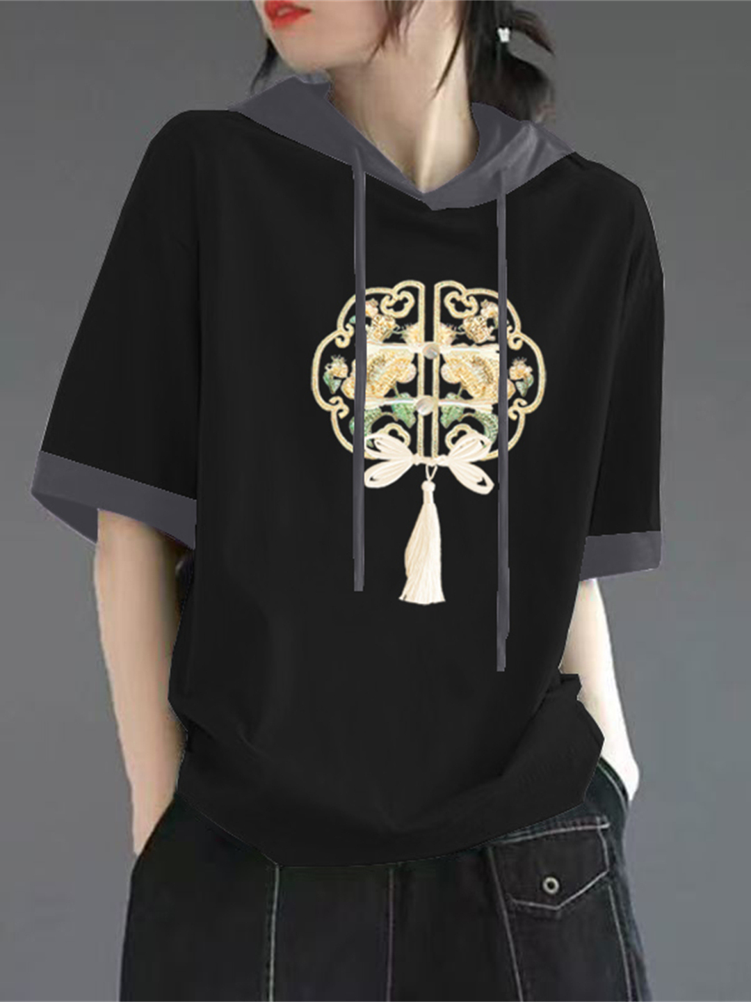 Kırmızı Saf Pamuk Kısa Kollu T - Streetwear Brand Hoodies incelemesi ve fiyatı