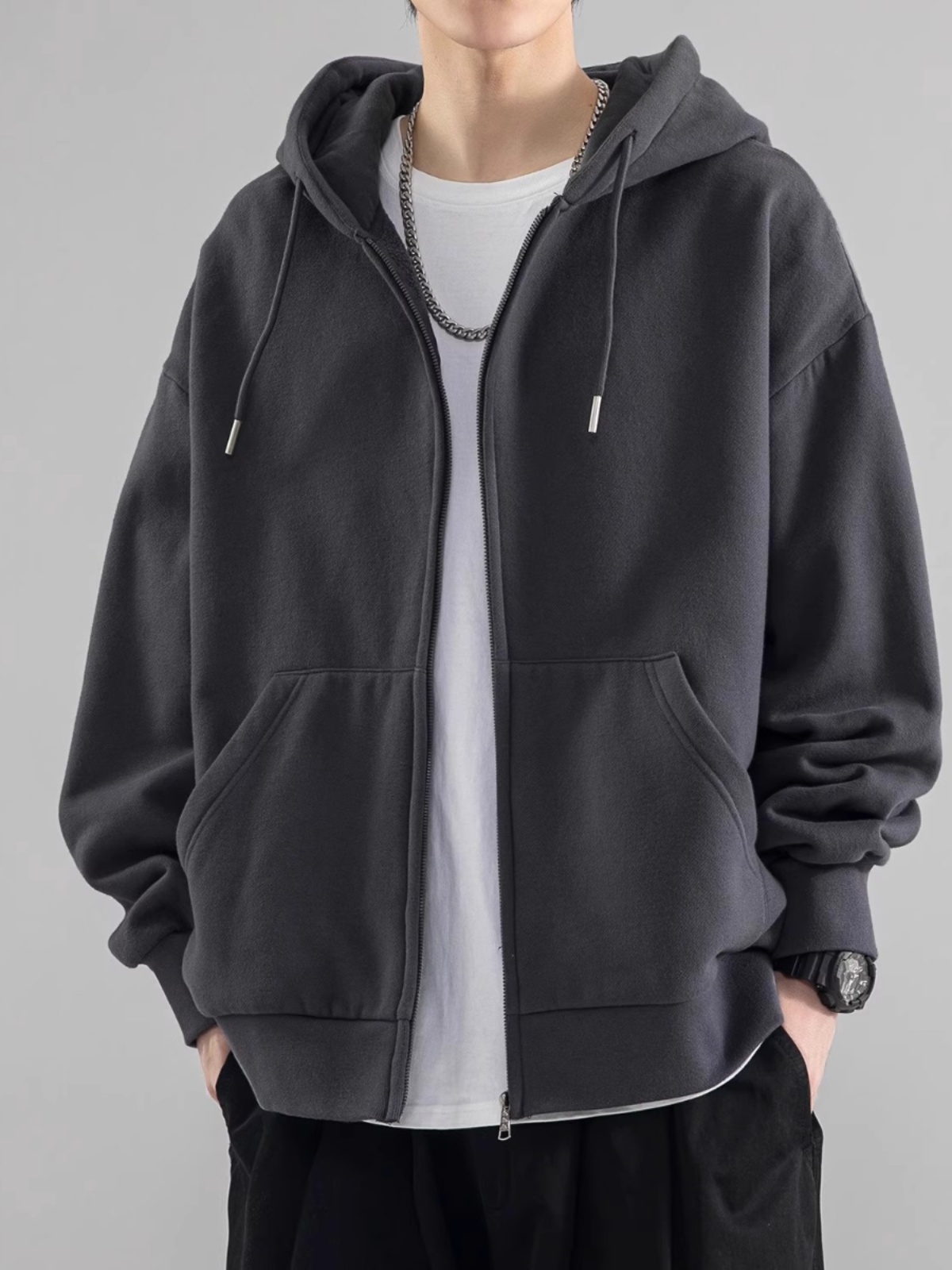 Bol Kesim Erkek Kapüşonlu Swea - Streetwear Brand Hong Kong incelemesi ve fiyatı