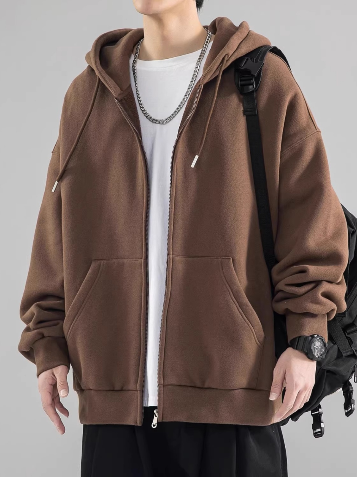 Bol Kesim Erkek Kapüşonlu Swea - Streetwear Brand Hong Kong incelemesi ve fiyatı