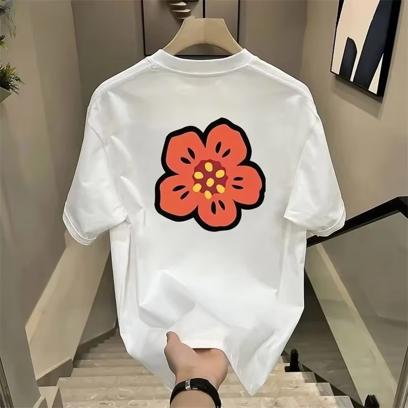 2026 Karikatür Çiçek T-Shirt E - Streetwear Brand With Flowers incelemesi ve fiyatı