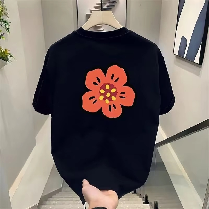 2026 Karikatür Çiçek T-Shirt E - Streetwear Brand With Flowers incelemesi ve fiyatı