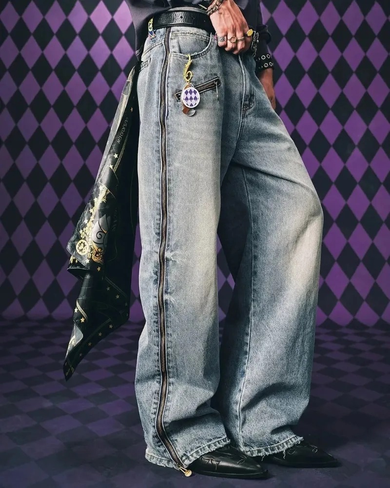 Y2K Streetwear Erkekler Hip Ho - Streetwear Zipper incelemesi ve fiyatı