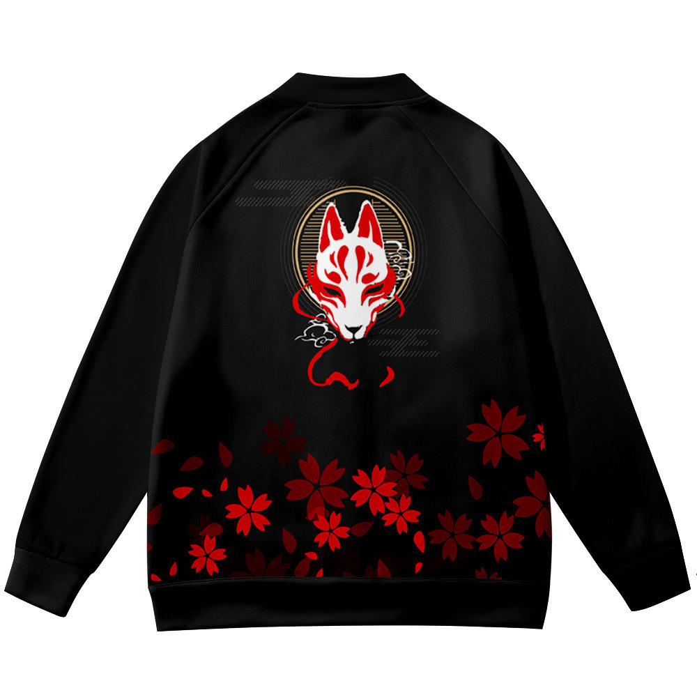 Coats Anime Çiçek Tilki 3D Bas - Streetwear Brand With Flowers incelemesi ve fiyatı