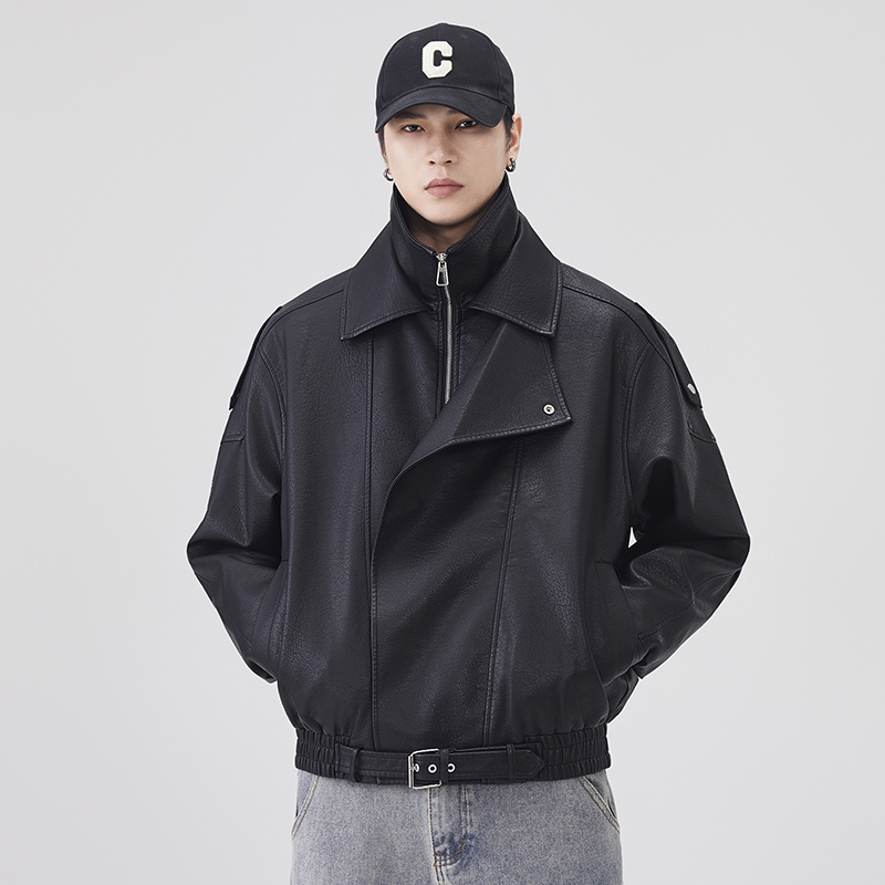 Sonbahar Kış Deri Ceket Erkekl - Streetwear Clothing Brands incelemesi ve fiyatı