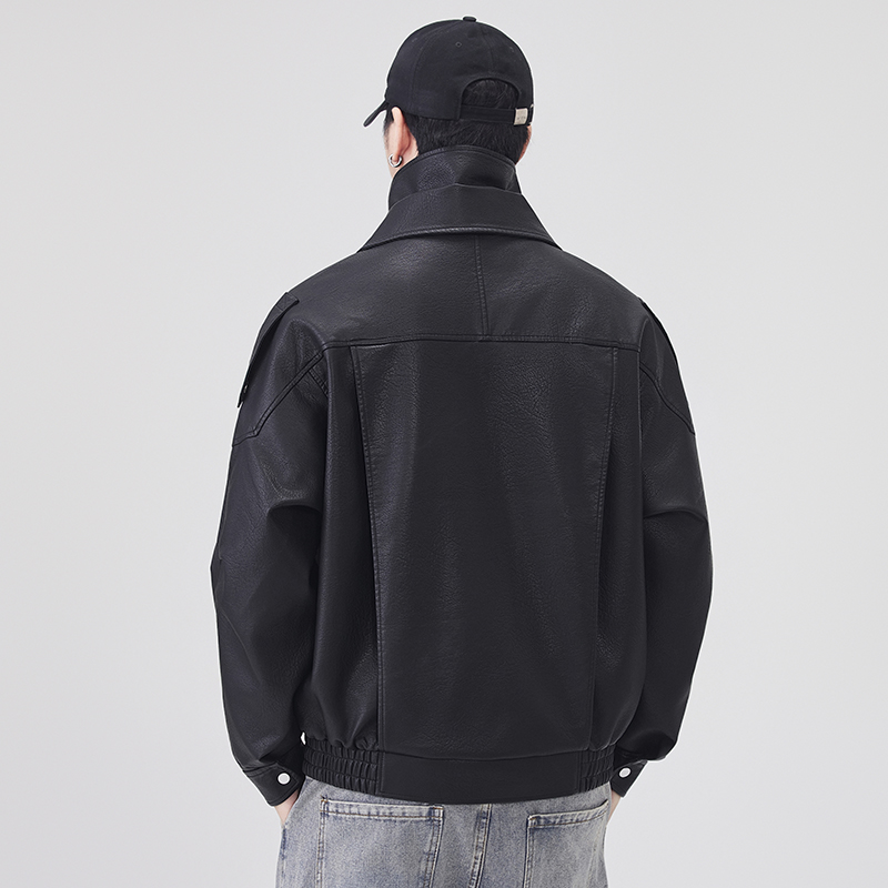 Sonbahar Kış Deri Ceket Erkekl - Streetwear Clothing Brands incelemesi ve fiyatı