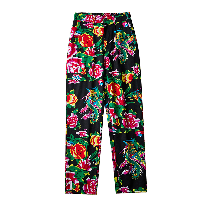 Erkekler çin tarzı popüler pan - Streetwear Brand With Flowers incelemesi ve fiyatı