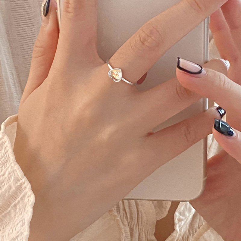925 ayar gümüş kalp zirkon kro - Chrome Hearts Ring incelemesi ve fiyatı